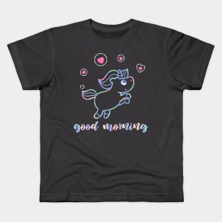 morning unicorn Kids T-Shirt